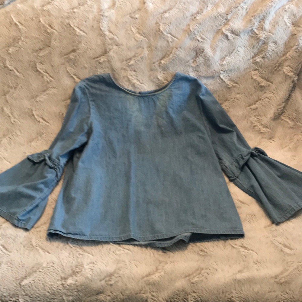 Denim blouse